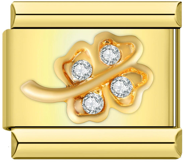 4-leaf Clover and its Stem, in Gold and White Stones - 4-leaf-clover-and-its-stem-in-gold-and-white-stones-45411575660879.png