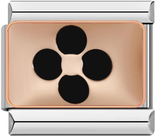 4 Leaf Clover Black, on Rose Gold - 4-leaf-clover-black-on-rose-gold-45394067816783.png