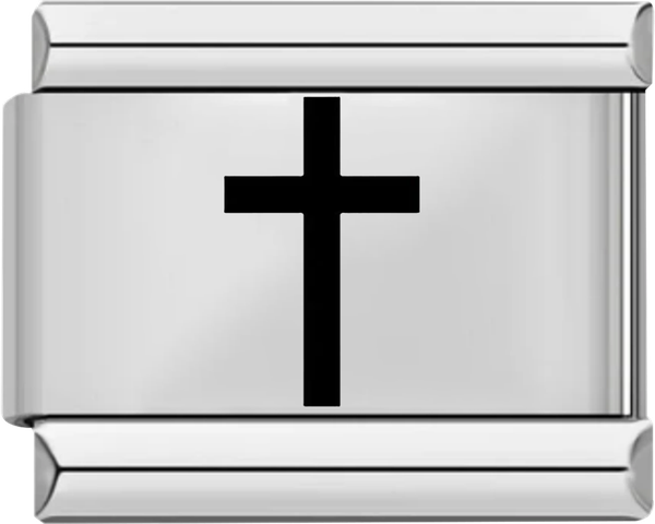 Black Cross, on Silver - Black Cross, on Silver.png