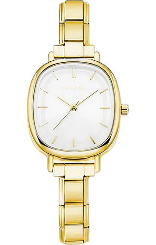 Capri – Gold mit weißem Zifferblatt