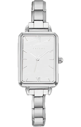 Como Watch Silver – White Dial Edition