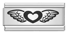 Angel Heart, on Silver - angel-heart-on-silver-charms-official-45934204911951.webp