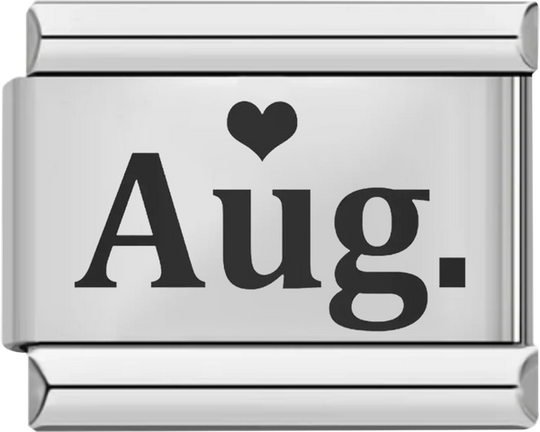 August with Heart, on Silver - august with heart on silver.png