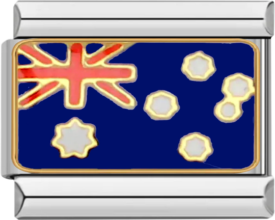 Australia Flag, on Silver - australia flag on silver.png
