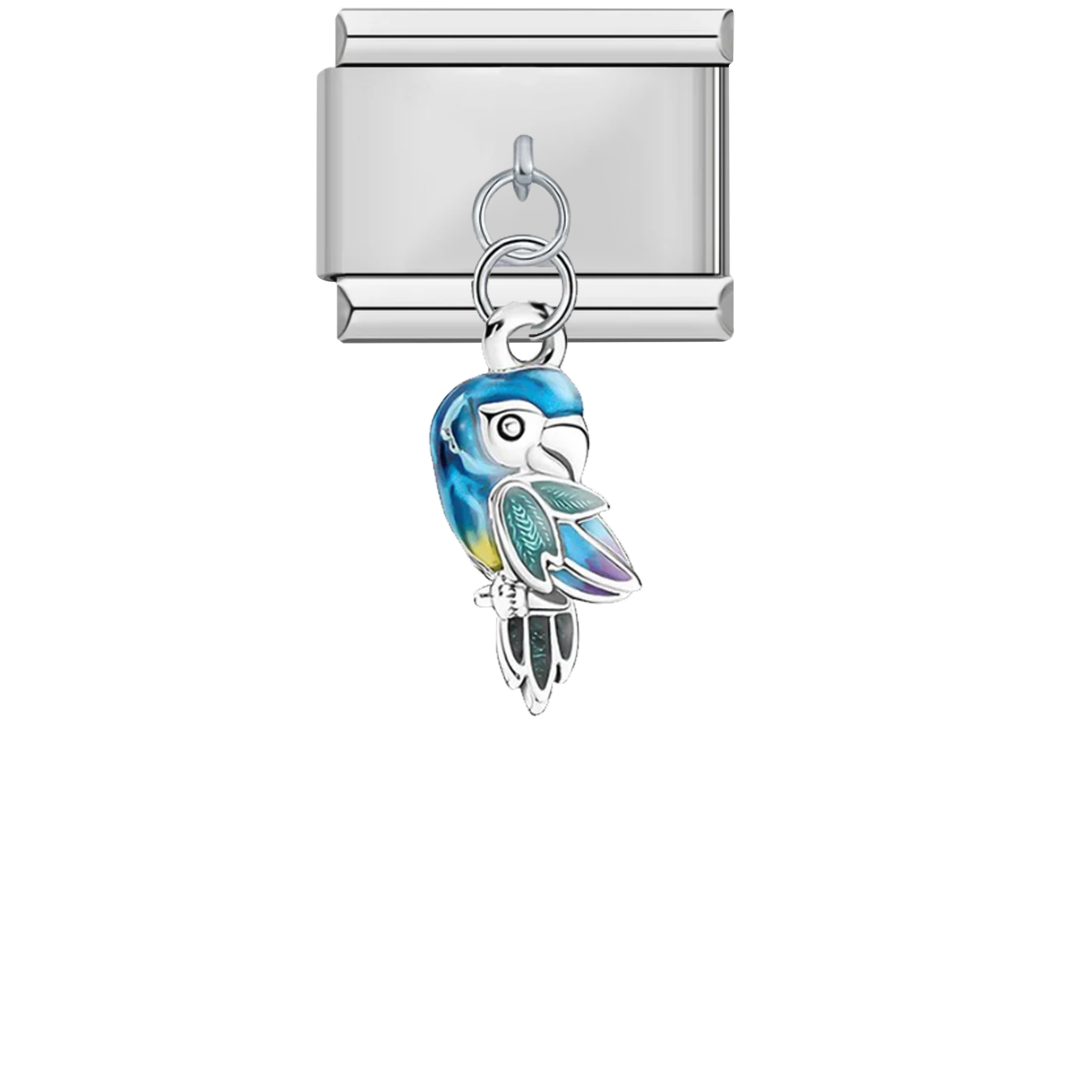 Blue Parrot, on Silver - blue-parrot-on-silver-charms-official-45932619071823_1050x.png