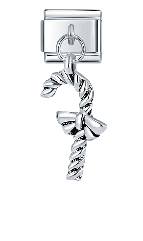 Christmas Candy Cane, Silver - christmas-candy-cane-silver-charms-45395134284111.png