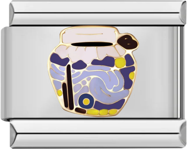 Contemporary Flower Vase, on Silver - contemporary flower vase on silver.png