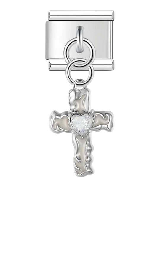 Cross with Heart, on Silver - cross-with-heart-on-silver-charms-45931438932303.png