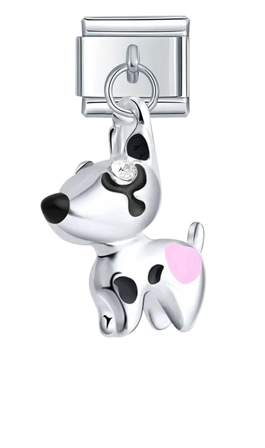 Dalmatian, on Silver - dalmatian-on-silver-charms-45961143845199.png