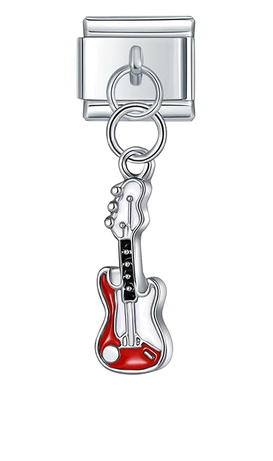 Electric Guitar, on Silver - electric-guitar-on-silver-charms-45932485050703.png