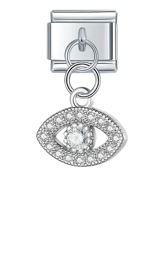 Eye with Large Stone, on Silver - eye-with-large-stone-on-silver-charms.png