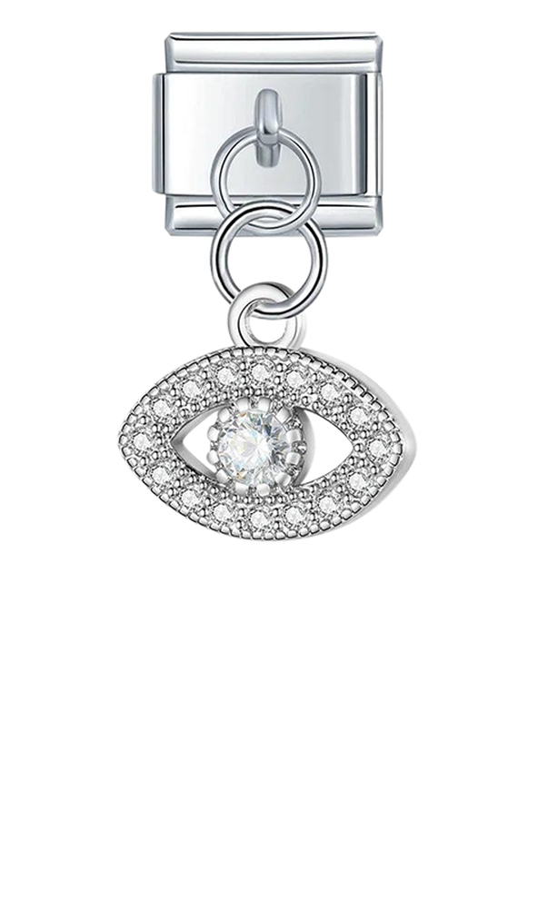 Eye with Large Stone, on Silver - eye-with-large-stone-on-silver-charms.png
