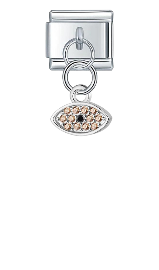 Eye with Stones, on Silver - eye-with-stones-on-silver-charms.png