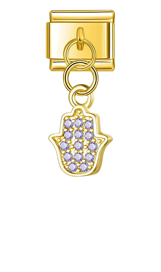 Fatma's hand with Stones, on Gold - fatma-s-hand-with-stones-on-gold-charms.png
