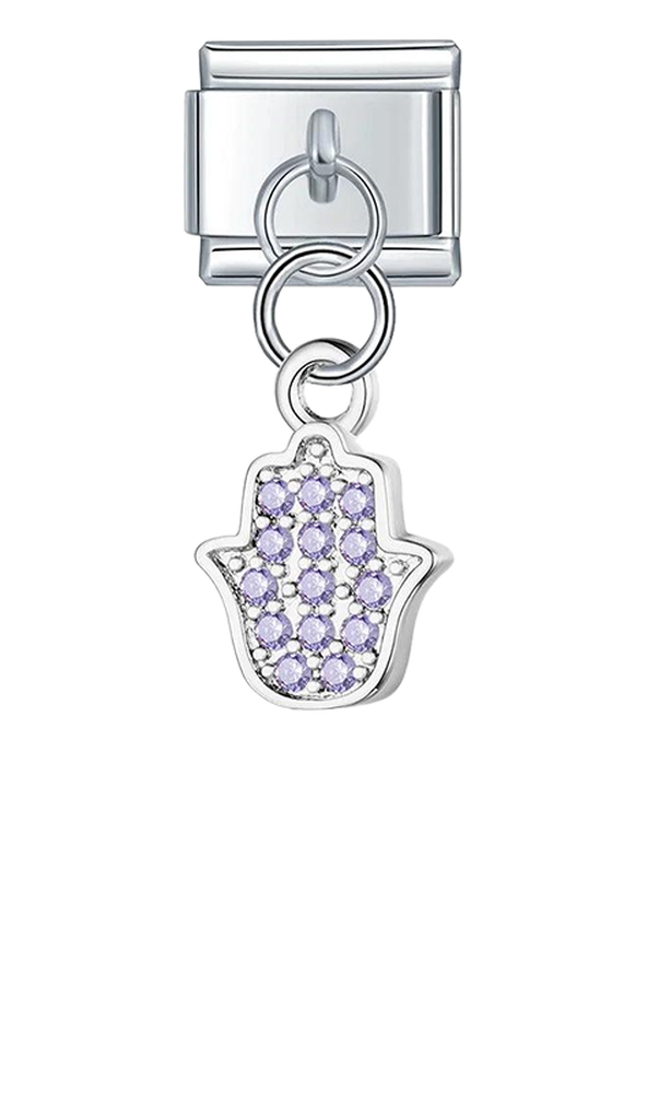 Fatma's hand with Stones, on Silver - fatma-s-hand-with-stones-on-silver-charms.png