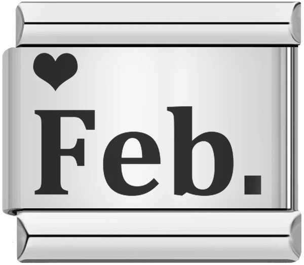 February with Heart, on Silver - february-with-heart-on-silver-45928687862095.png