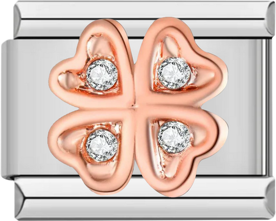 Flower, in Rose Gold, with its Stones - flower in rose gold with its stones.png