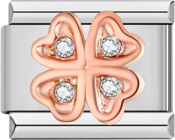Flower, in Rose Gold, with its Stones - flower in rose gold with its stones.png
