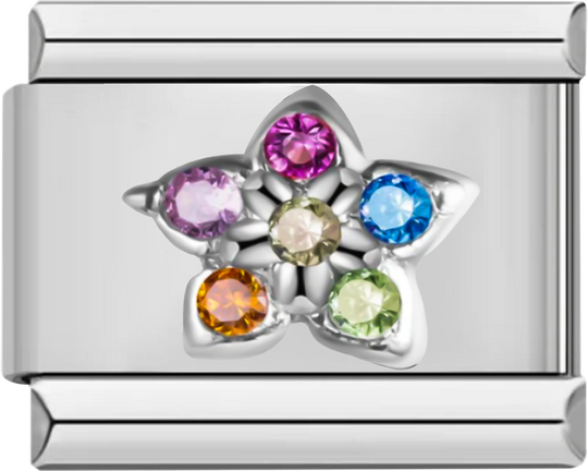 Flower with Multicolored Stones - flower with multicolored stones.png