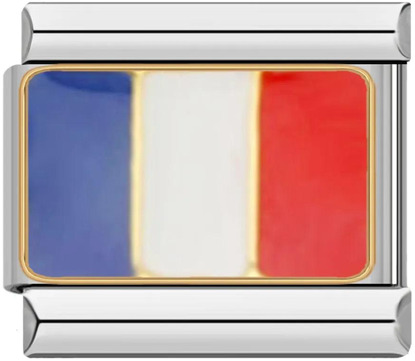 France Flag, on Silver - france-flag-on-silver-45322453680463.png