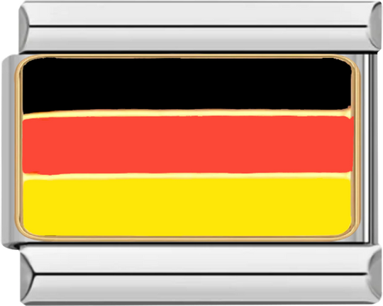 Germany Flag, on Silver - germany flag on silver.png