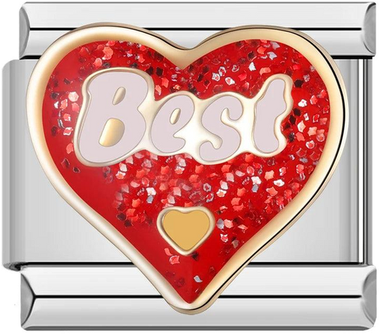 Glittery Red Heart, Best, on Silver - glittery-red-heart-best-on-silver-45431928619343.png