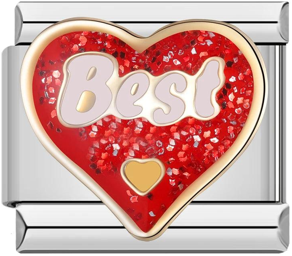 Glittery Red Heart, Best, on Silver - glittery-red-heart-best-on-silver-45431928619343.png