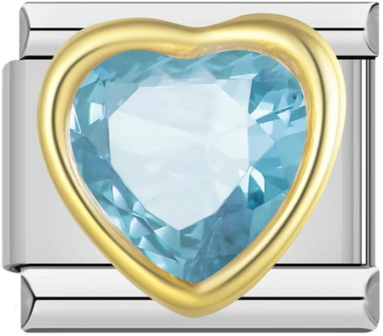 Gold Heart with Large Turquoise Stone - gold-heart-with-large-turquoise-stone-45413380260175.png