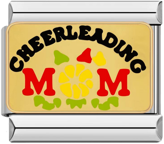 Gold Plate, Cheerleading Mom, on Silver - gold-plate-cheerleading-mom-on-silver-45438455939407.png