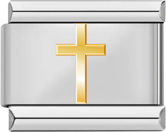 Gold cross, on Silver - gold cross on silver.png