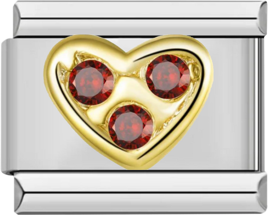 Gold Heart with Red Stone - gold heart with red stone.png