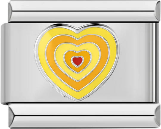 Growing heart yellow, on Silver - growing hearts yellow.png