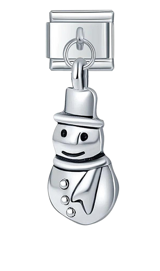 Happy Snowman, Silver - happy-snowman-silver-charms-45394973360463.png