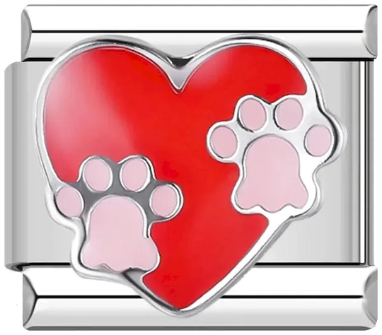 Heart with legs, on Silver - heart.webp