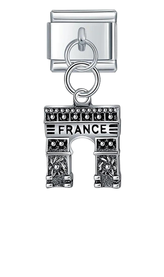 L'Arc de Triomphe Paris, on Silver - l-arc-de-triomphe-paris-on-silver-charms-45932485116239.png