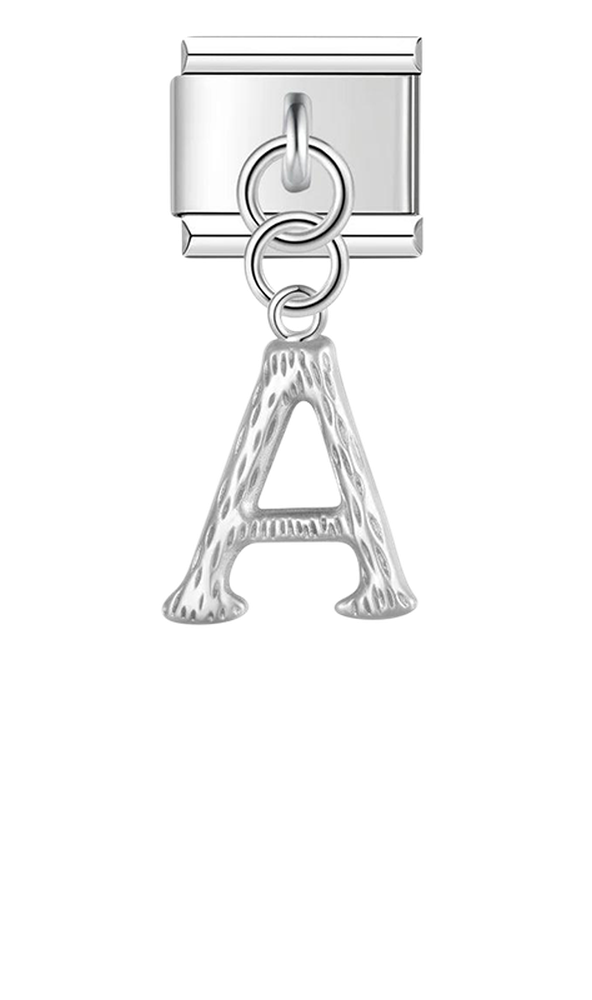 Letter A, Hanging, on Silver - letter-a-hanging-on-silver-charms-45941796143439.png