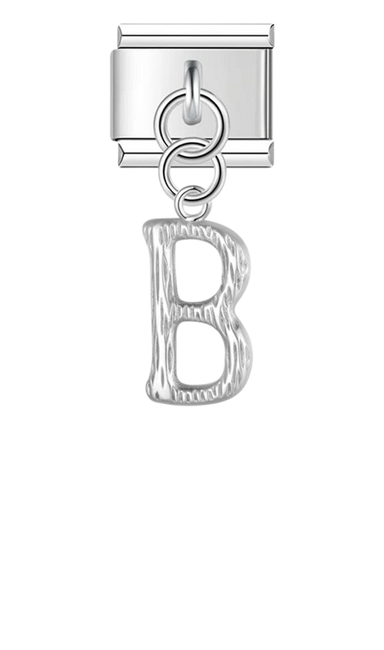 Letter B, Hanging, on Silver - letter-b-hanging-on-silver-charms-45941890253135.png