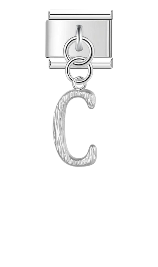 Letter C, Hanging, on Silver - letter-c-hanging-on-silver-charms-45941794505039.png