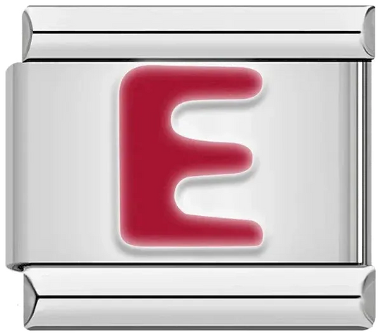 Letter E in Red, on Silver - letter-c-in-red-on-silver.webp
