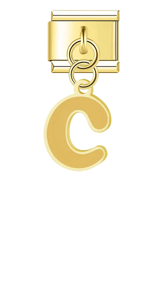 Letter C in Yellow, on Gold - letter-c-in-yellow-on-gold-charms-45962559848783.png