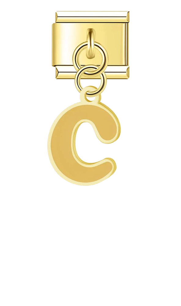 Letter C in Yellow, on Gold - letter-c-in-yellow-on-gold-charms-45962559848783.png