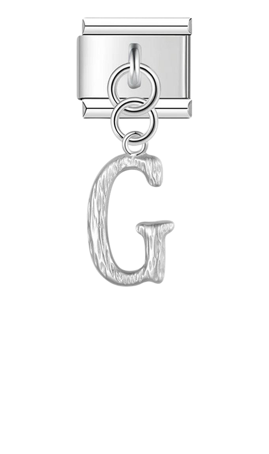 Letter G, Hanging, on Silver - letter-g-hanging-on-silver-charms-45941889139023.png