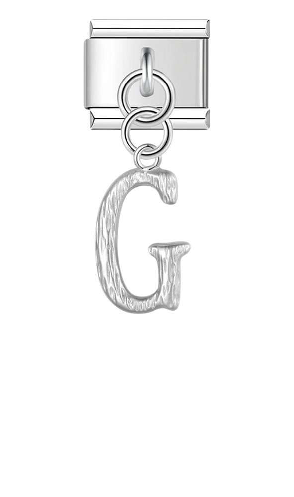 Letter G, Hanging, on Silver - letter-g-hanging-on-silver-charms-45941889139023.png