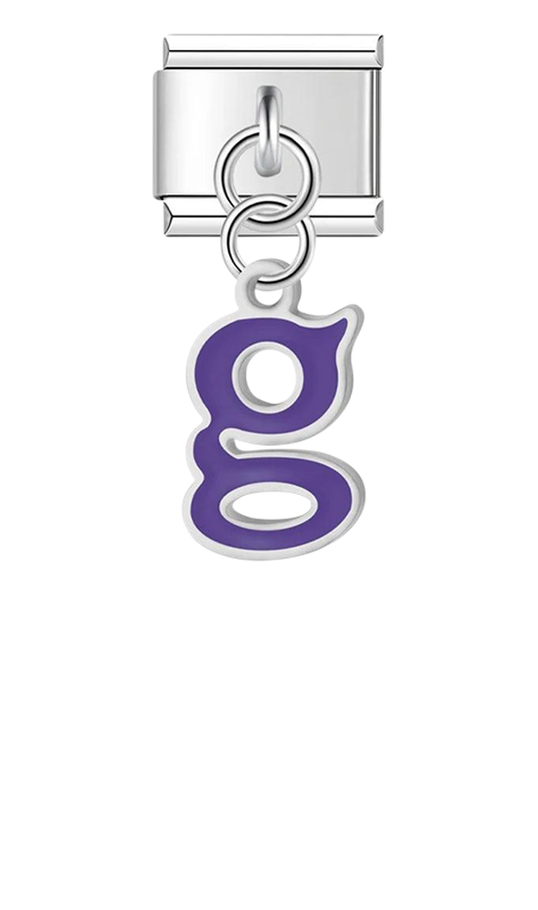 Letter G in Purple, on Silver - letter-g-in-purple-on-silver-charms.png