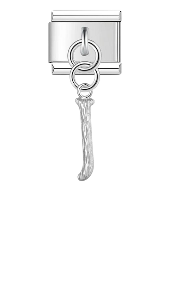Letter J, Hanging, on Silver - letter-j-hanging-on-silver-charms-45941889892687.png
