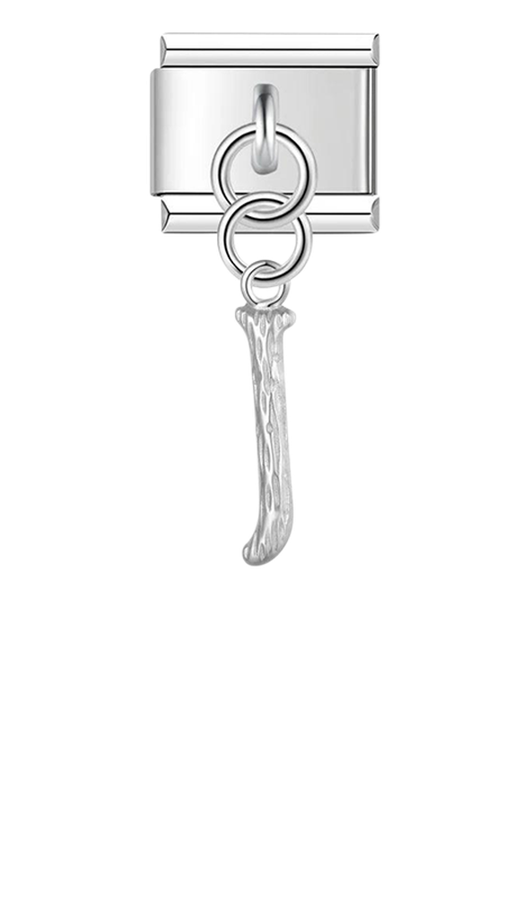 Letter J, Hanging, on Silver - letter-j-hanging-on-silver-charms-45941889892687.png