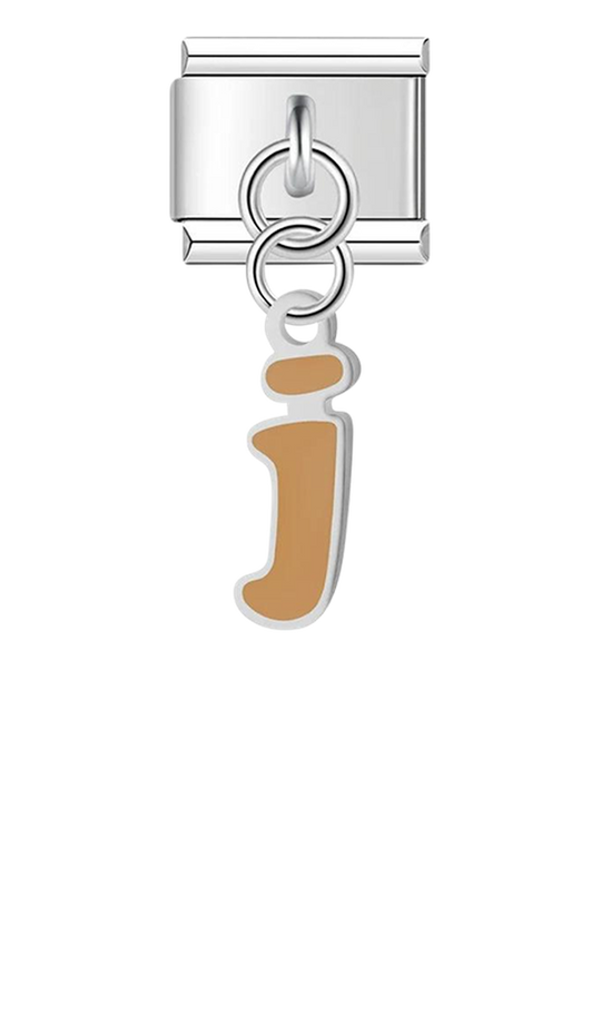 Letter J in Brown, on Silver - letter-j-in-brown-on-silver-charms.png