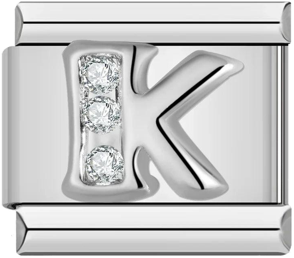 Letter K with Stones, on Silver - letter-k-with-stones-on-silver-45961144795471.png