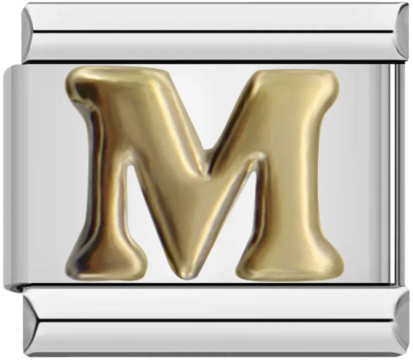 Letter M in Gold, on Silver - letter-m-in-gold-on-silver-45322463412559.png