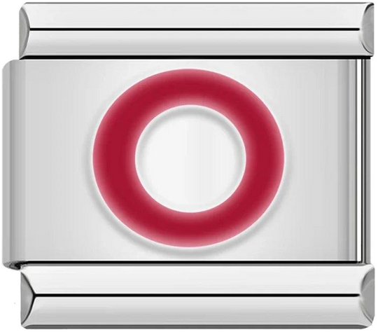 Letter O in Red, on Silver - letter-o-in-red-on-silver-45960557822287.png